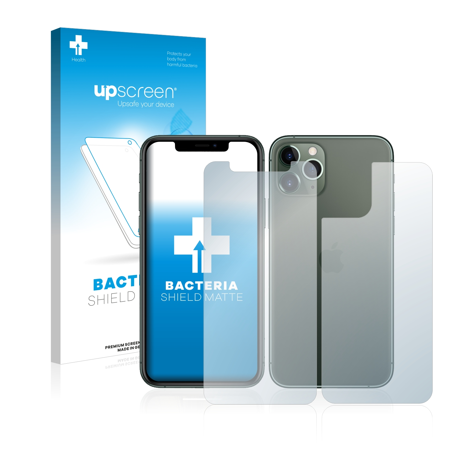 matte 11 Pro) iPhone antibakteriell UPSCREEN Schutzfolie(für Apple entspiegelt