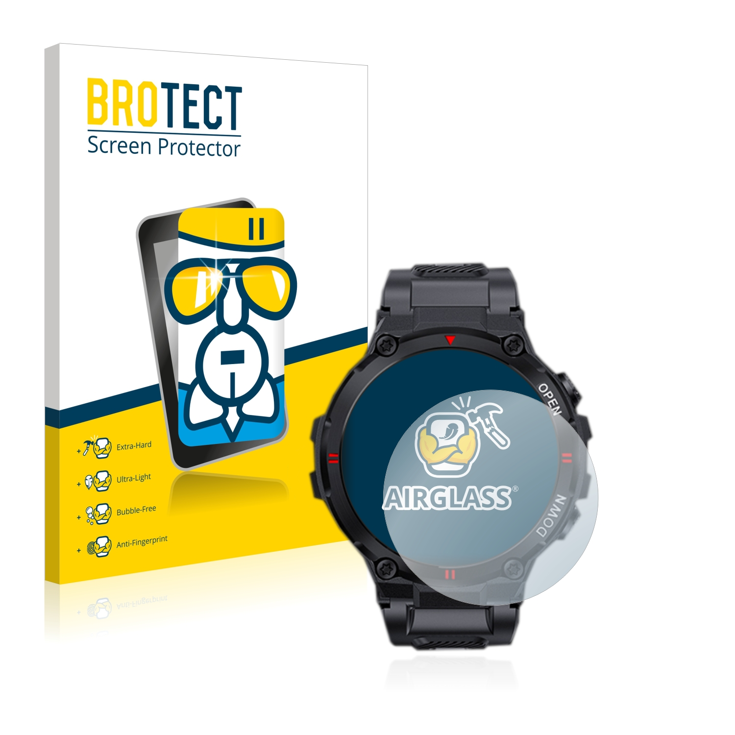 BROTECT Airglass klare Schutzfolie(für BlitzWolf BW-AT2)