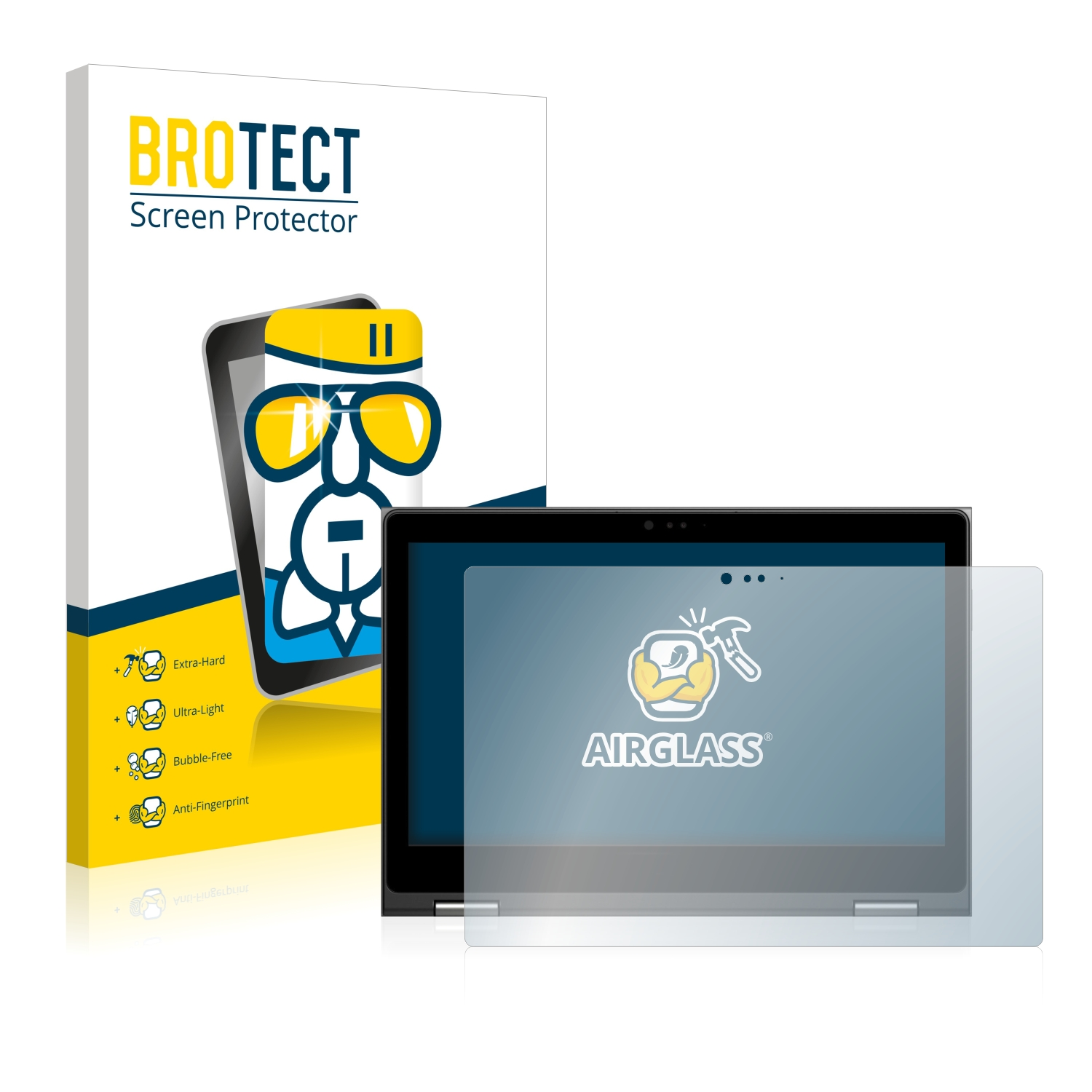 BROTECT Airglass klare Schutzfolie(für Dell 5579 Inspiron 15 2-in-1)