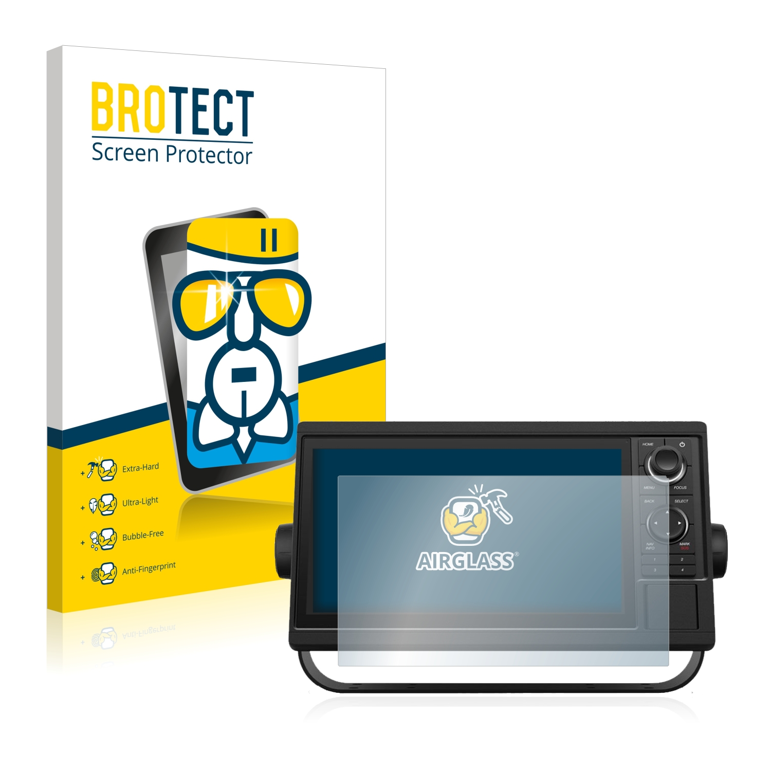 Schutzfolie(für GPSMAP klare Garmin BROTECT 1022xsv) Airglass
