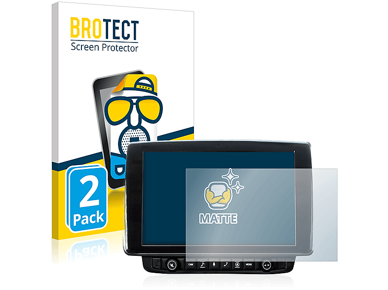 BROTECT 2x matte X903D-DU) Alpine Schutzfolie(für