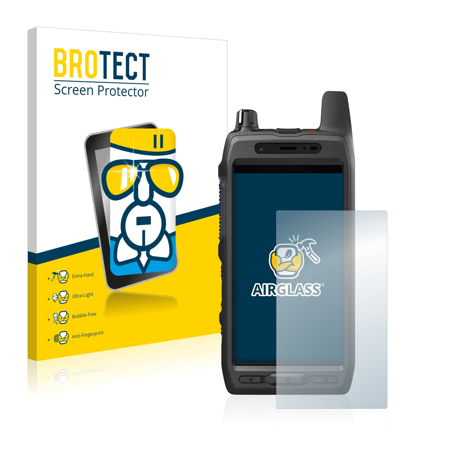 BROTECT Airglass klare Schutzfolie(für Motorola Evolve HK2157)
