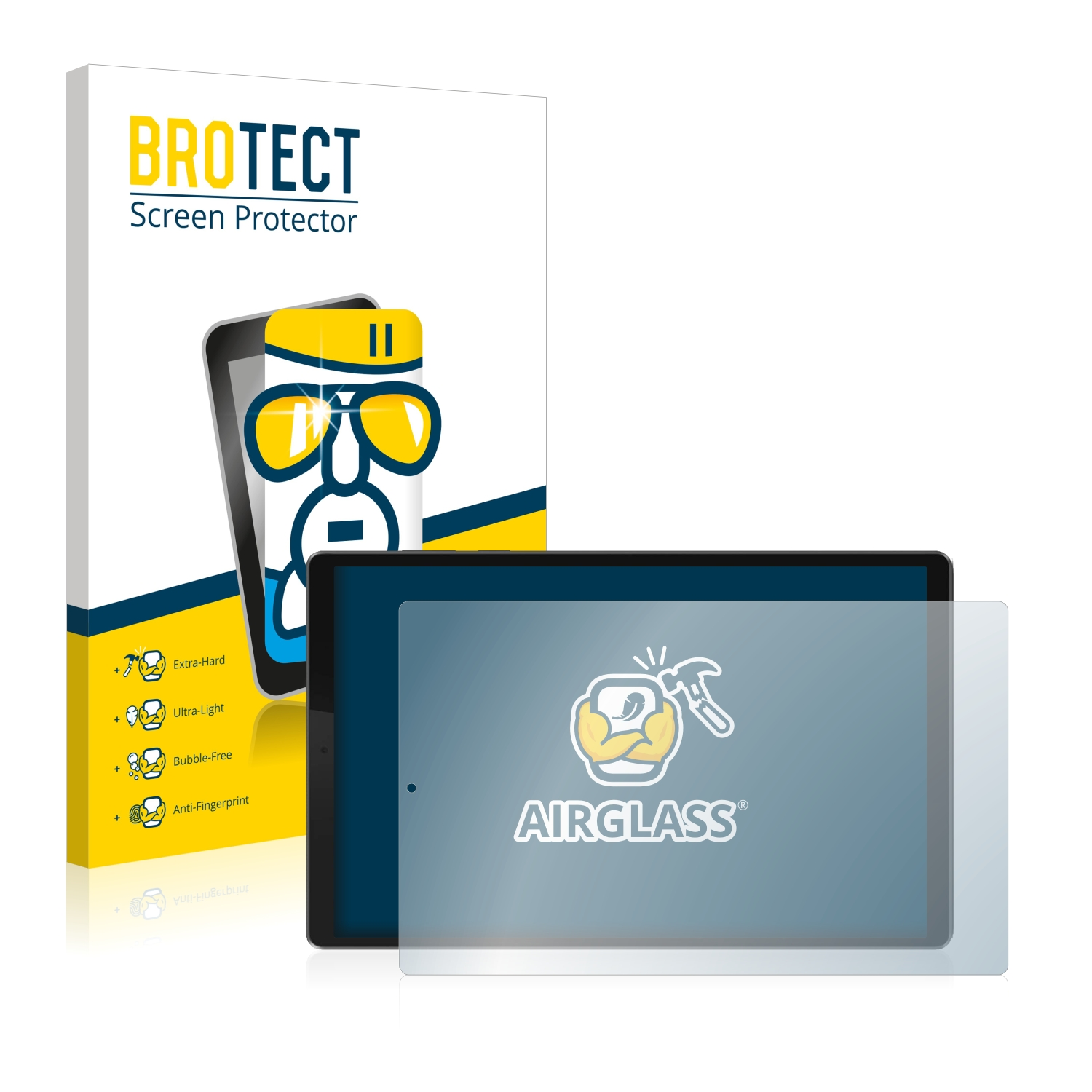 klare Tab Smart HD) Airglass BROTECT Schutzfolie(für M10 Lenovo