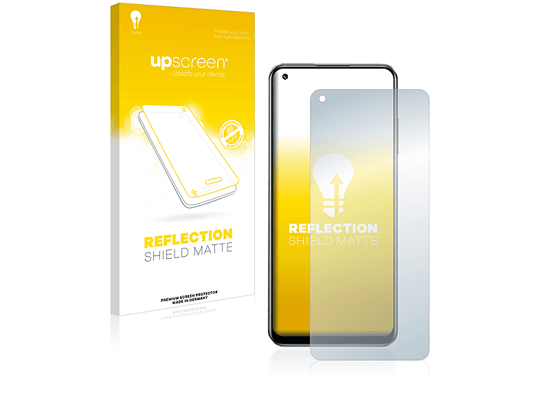 UPSCREEN entspiegelt matte Schutzfolie(für 10) realme