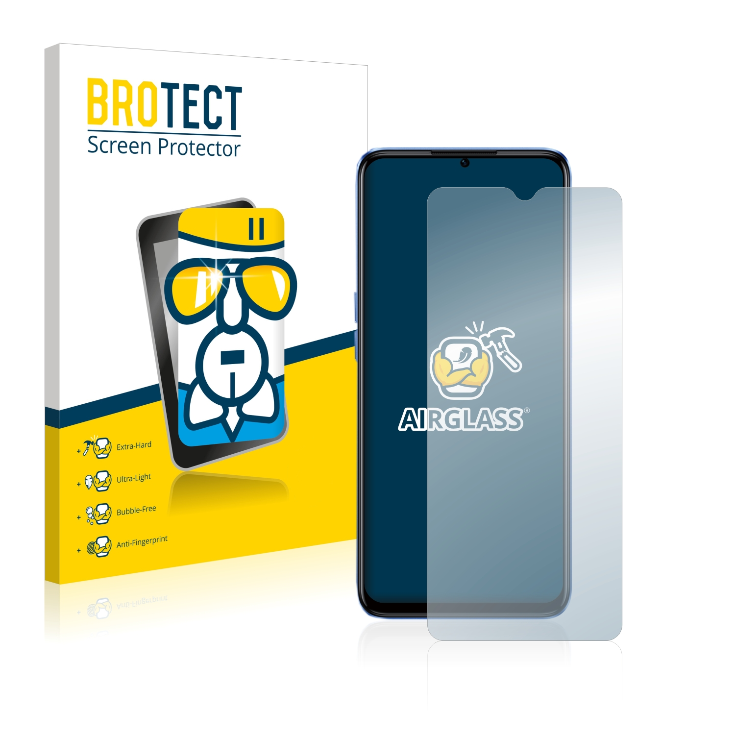 BROTECT Airglass klare Schutzfolie(für realme 5G) Narzo 50