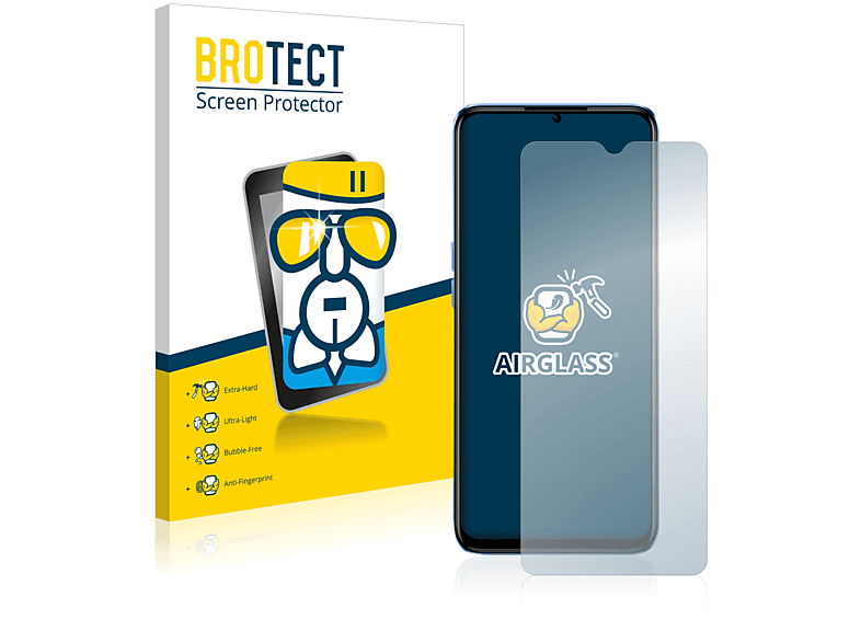 BROTECT Airglass klare Schutzfolie(für realme Narzo 50 5G)
