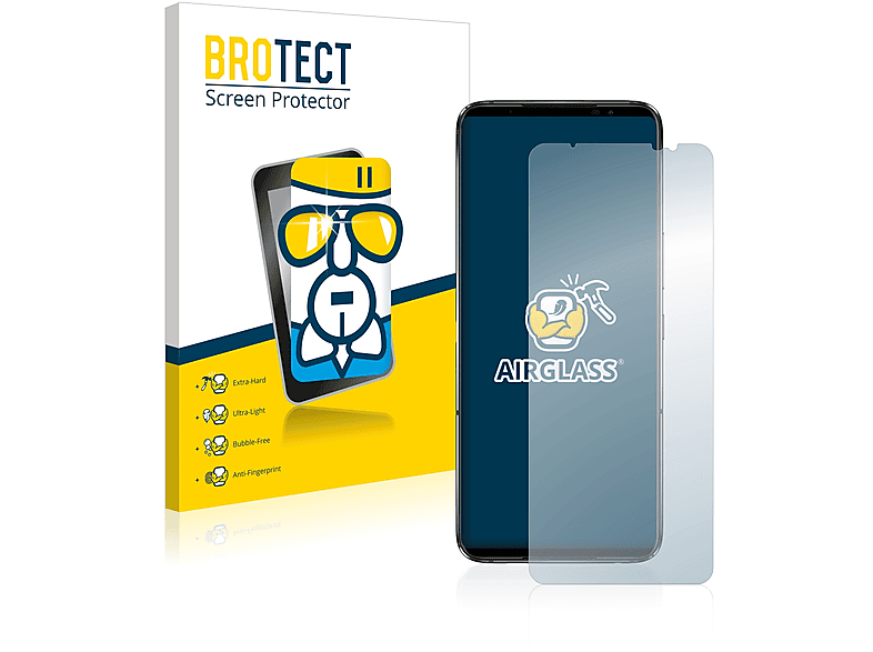 BROTECT Airglass klare Schutzfolie(für ROG Phone ASUS 6)