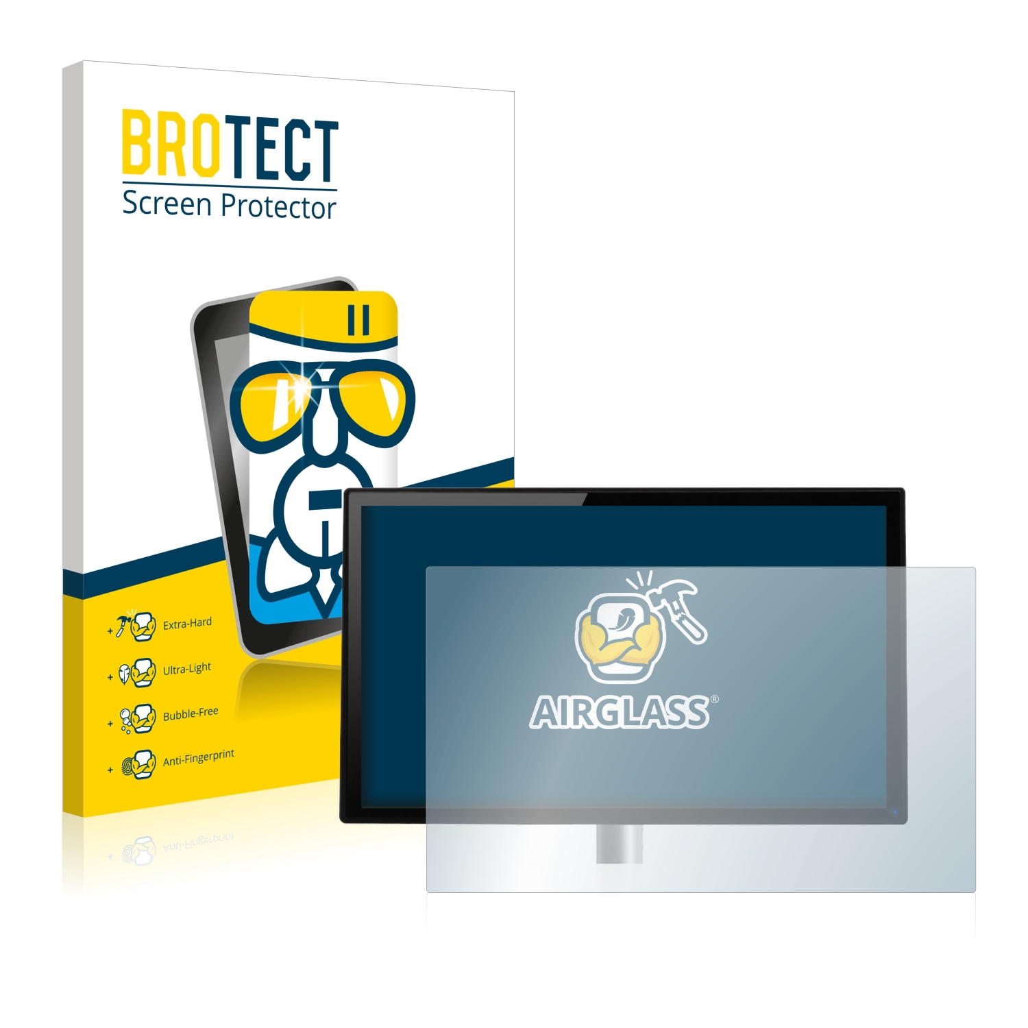 klare BROTECT ads-tec MMT8017) Schutzfolie(für Airglass