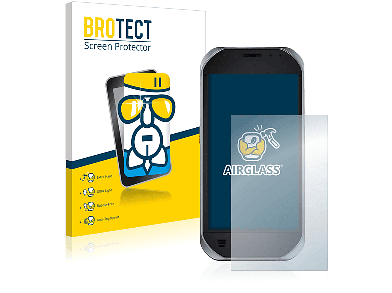 BROTECT Airglass klare Schutzfolie(für Panasonic FZ-T1) Toughbook