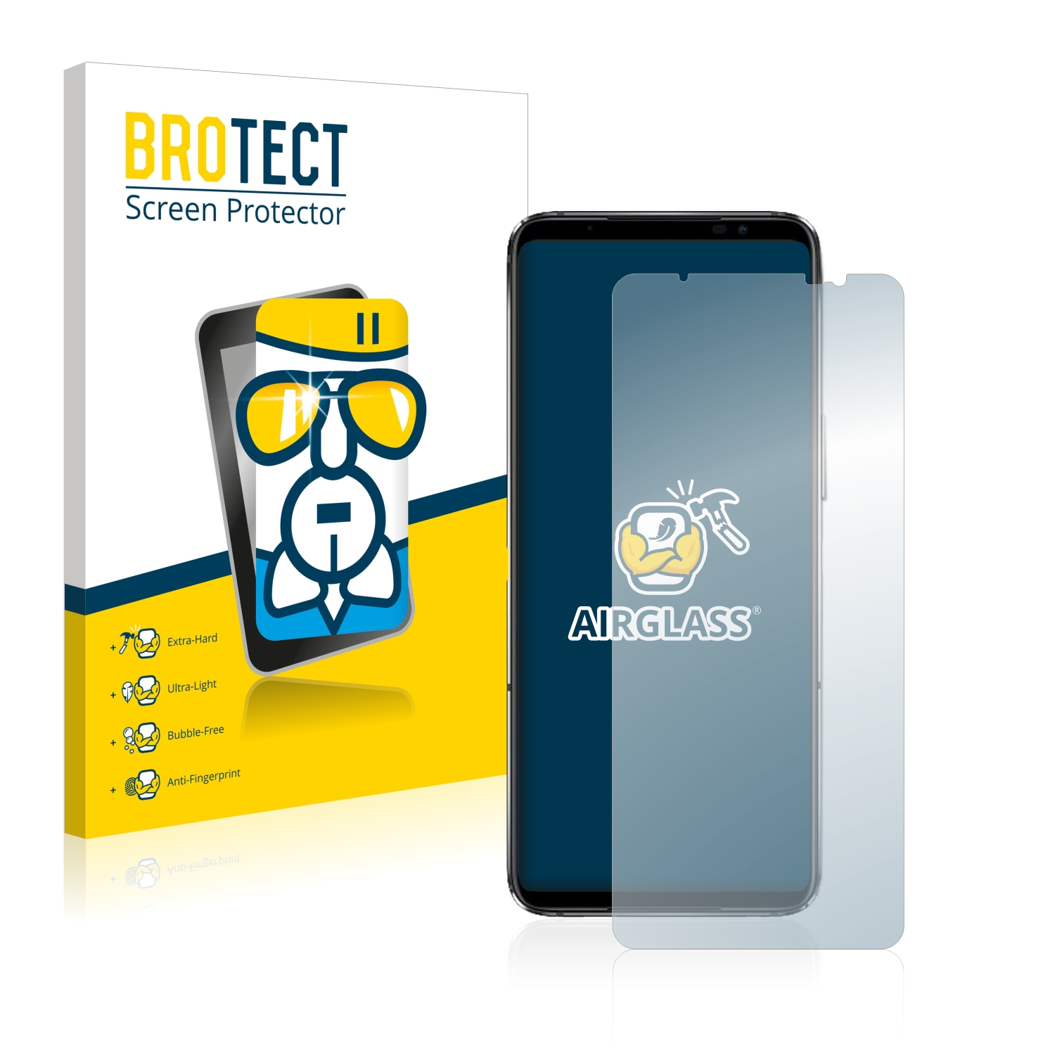 BROTECT Airglass klare Schutzfolie(für Phone ASUS 6D Ultimate) ROG