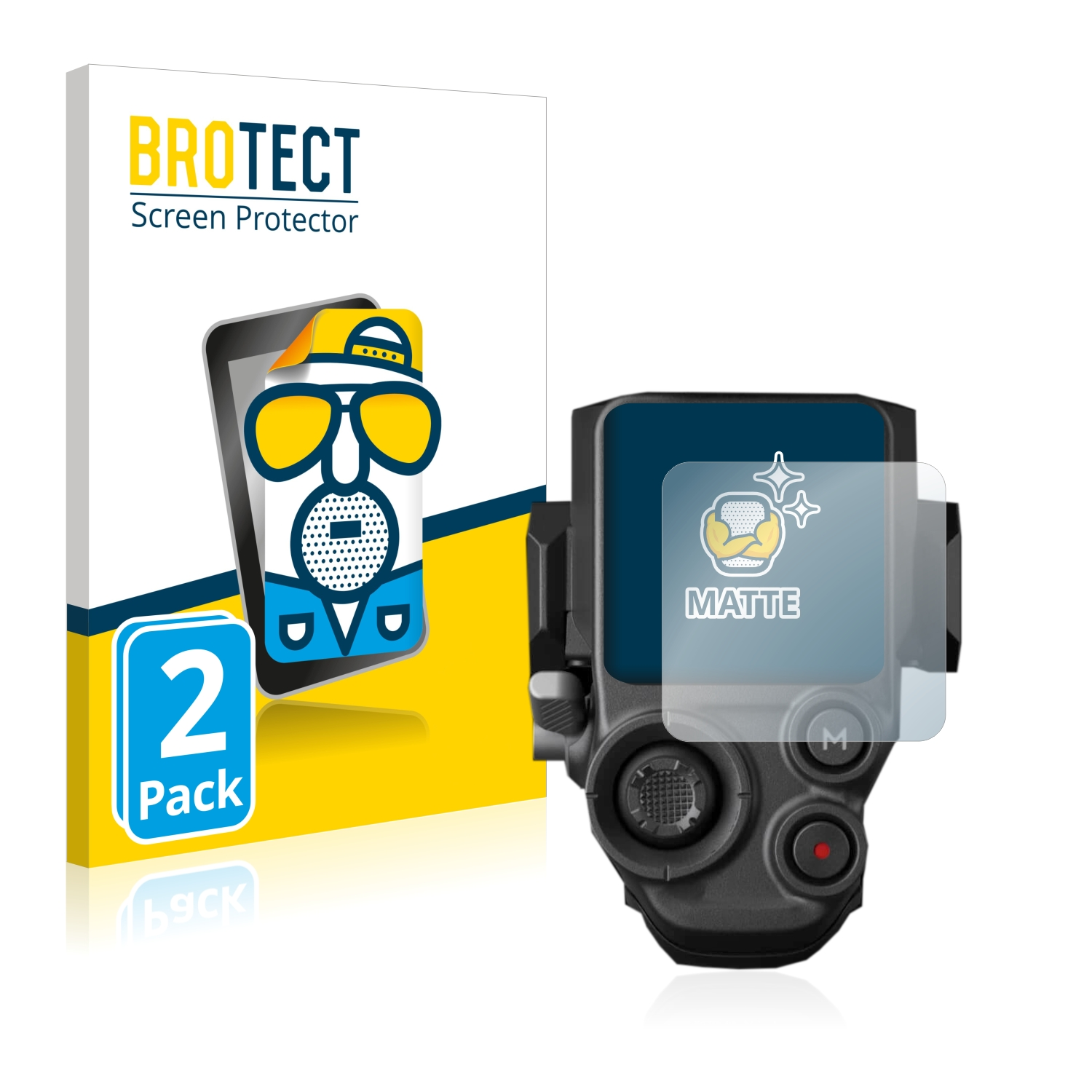 DJI BROTECT 2x 3 matte RS Pro) Schutzfolie(für