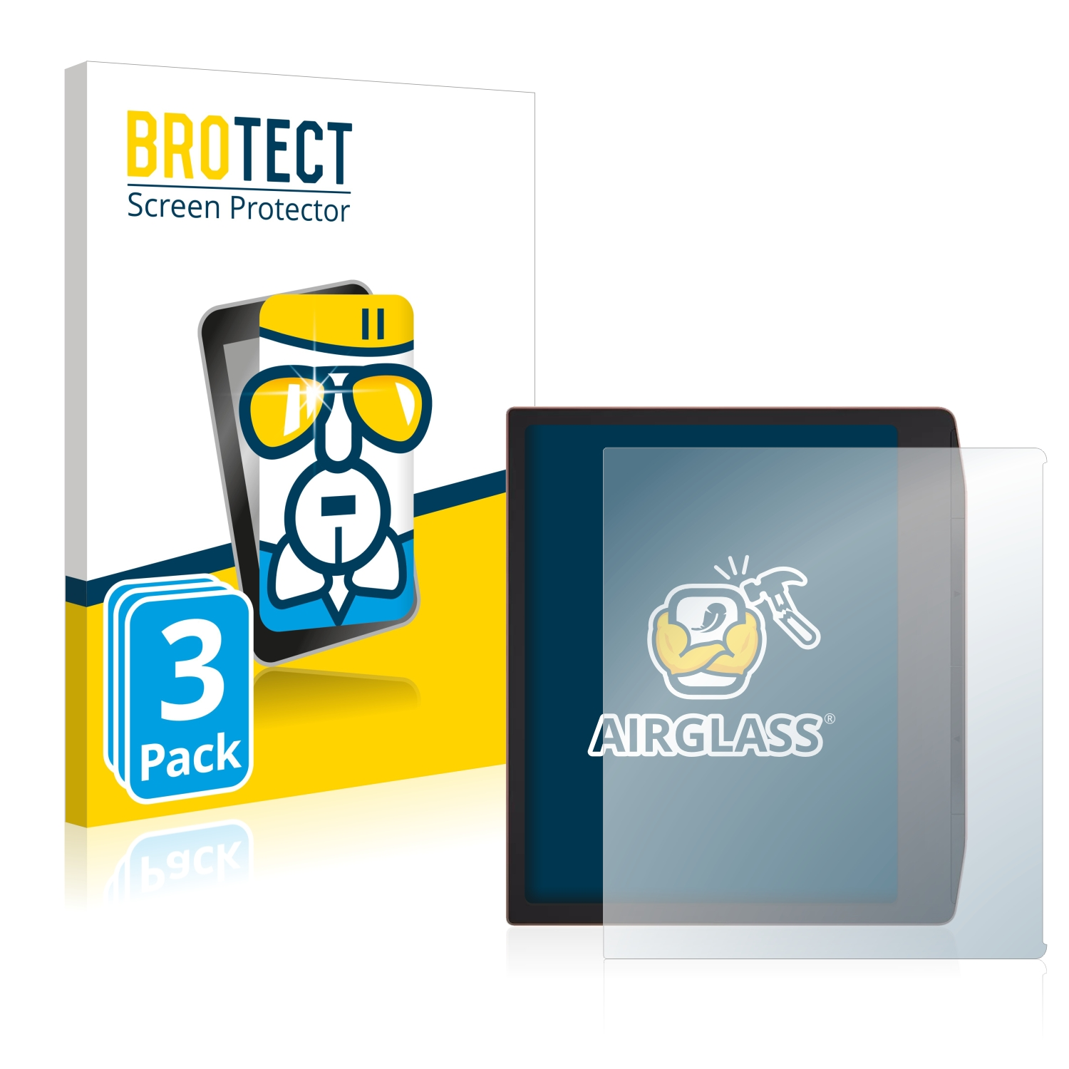 BROTECT 3x Era) Airglass PocketBook klare Schutzfolie(für