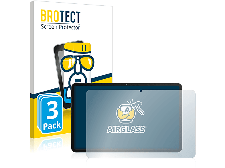 BROTECT 3x Airglass 8) Schutzfolie(für Pad Honor klare