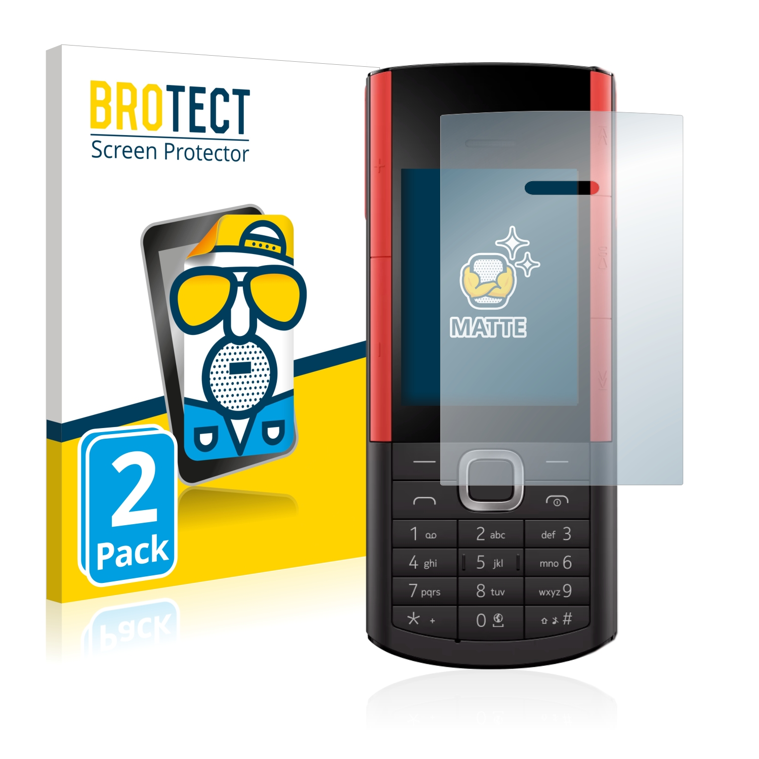 XA) 2x matte BROTECT 5710 Schutzfolie(für Nokia