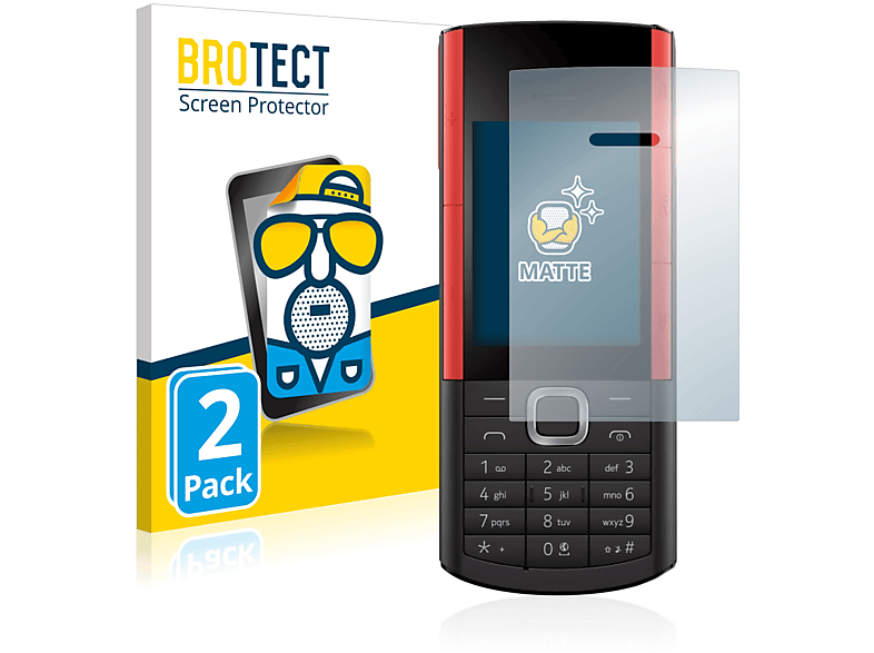 BROTECT 2x matte Schutzfolie(für Nokia 5710 XA)
