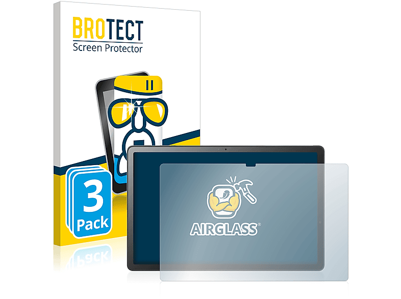 BROTECT 3x Airglass klare Schutzfolie(für LG Ultra Tab)