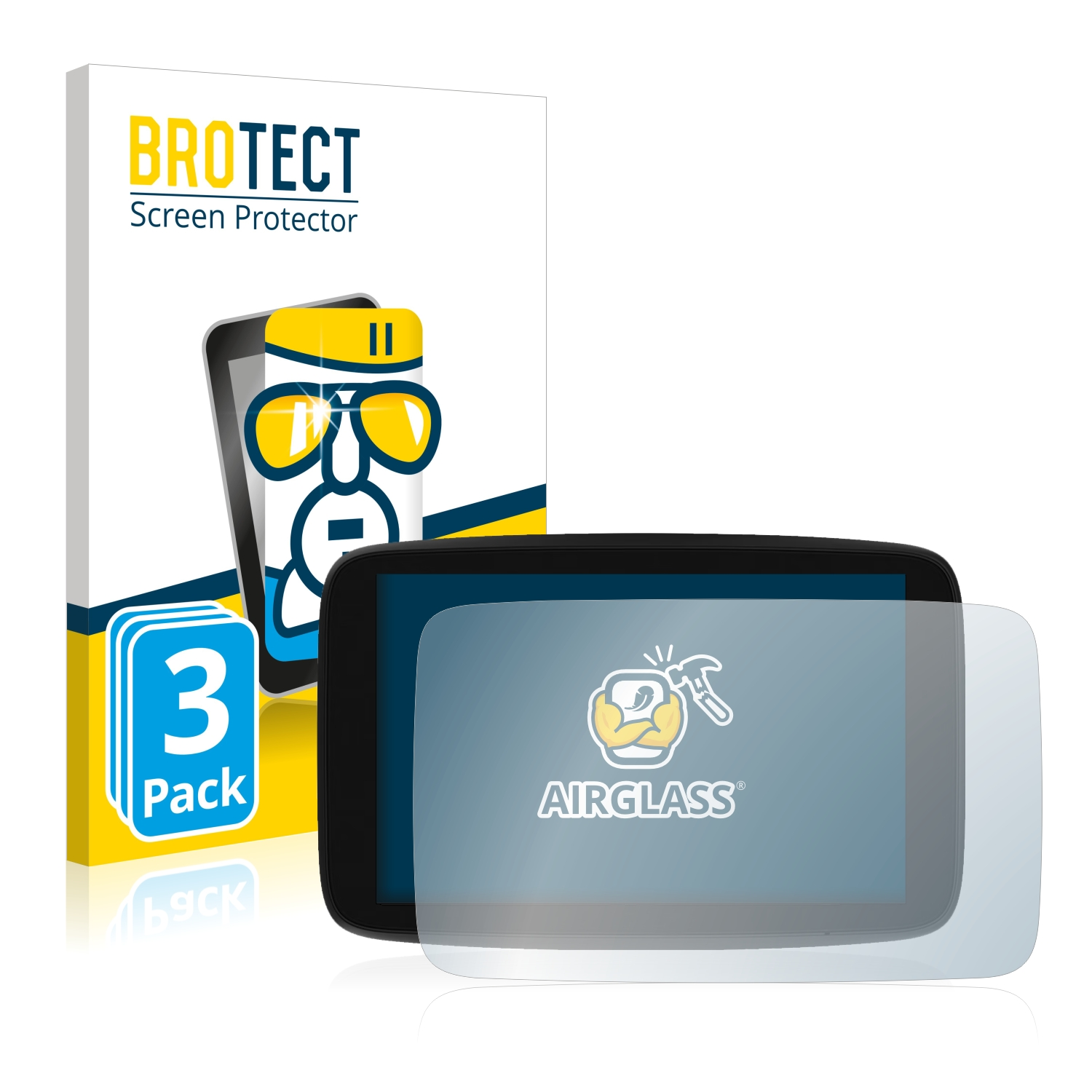 BROTECT 3x Airglass Schutzfolie(für GO Expert 5\