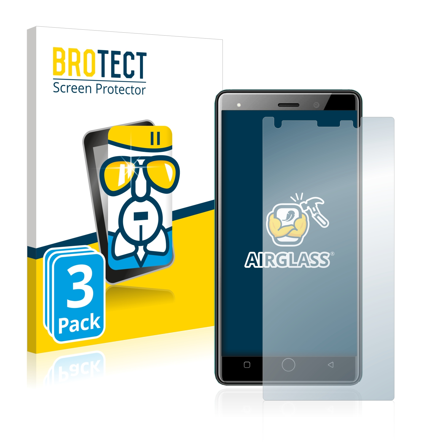 Aoyodkg A10 Airglass BROTECT klare 3x Plus) Schutzfolie(für