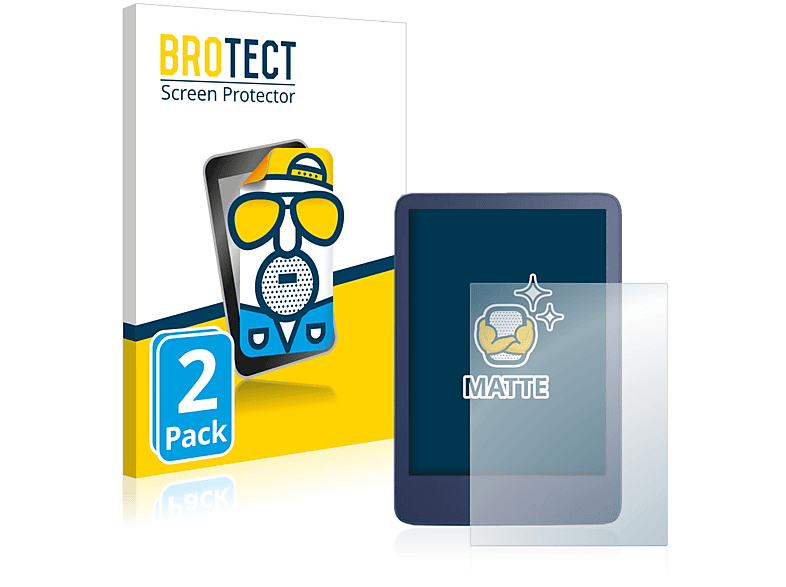 BROTECT 2x matte Schutzfolie(für Amazon Kindle Reader 2022)