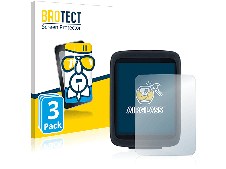 BROTECT 3x Airglass klare Schutzfolie(für Sigma BC 8.0 WL)