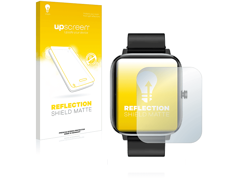 UPSCREEN entspiegelt matte Schutzfolie(für XWatch Pro Elite V3) | Smartwatch Schutzfolien & Gläser
