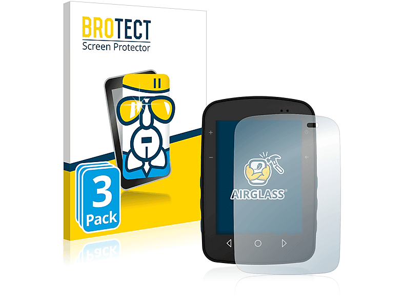 BROTECT 3x Airglass klare Schutzfolie(für TwoNav Terra) | Navi-Taschen & -Schutzfolien