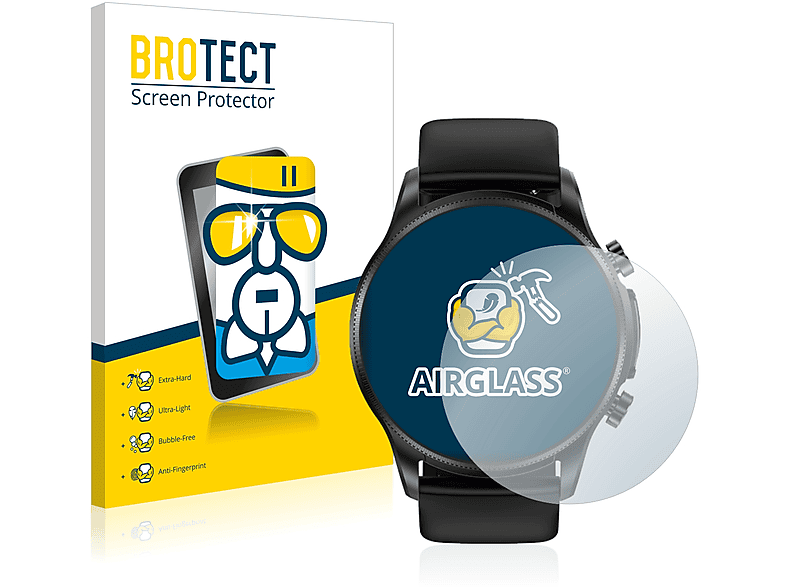 BROTECT Airglass klare Schutzfolie(für Ruijie Cardiac Smartwatch) | Smartwatch Schutzfolien & Gläser