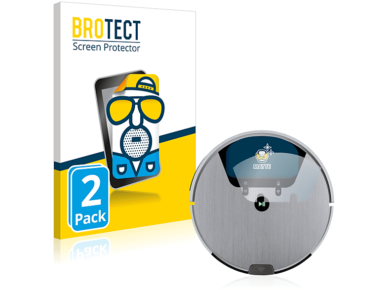 BROTECT 2x matte Schutzfolie(für SSRA1) SilverCrest Saugroboter