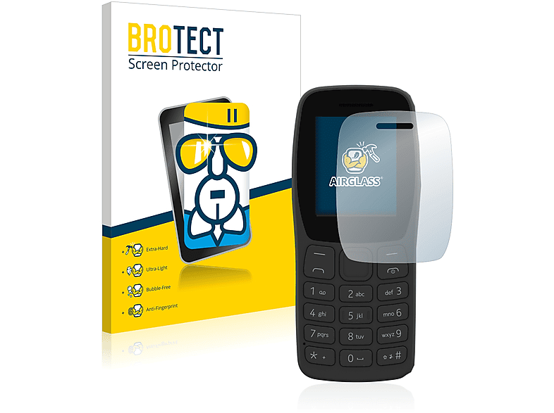 BROTECT Airglass klare Schutzfolie(für Nokia 110 2022)