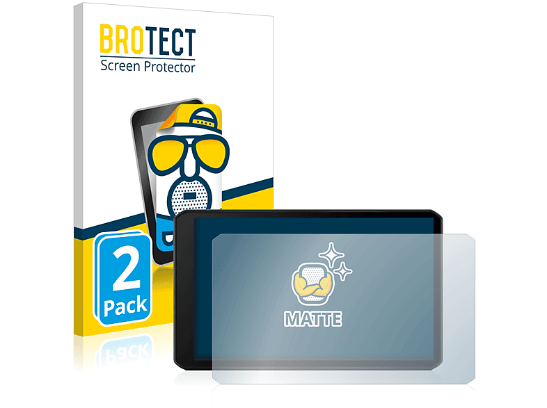 BROTECT 2x Schutzfolie(für Garmin matte DriveCam 76)