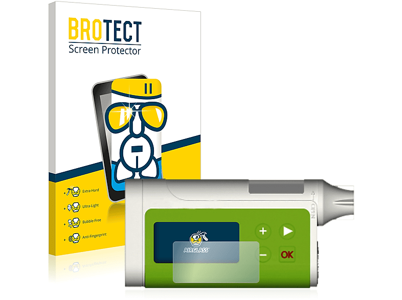 BROTECT Airglass klare Schutzfolie(für Dana Diabecare RS)
