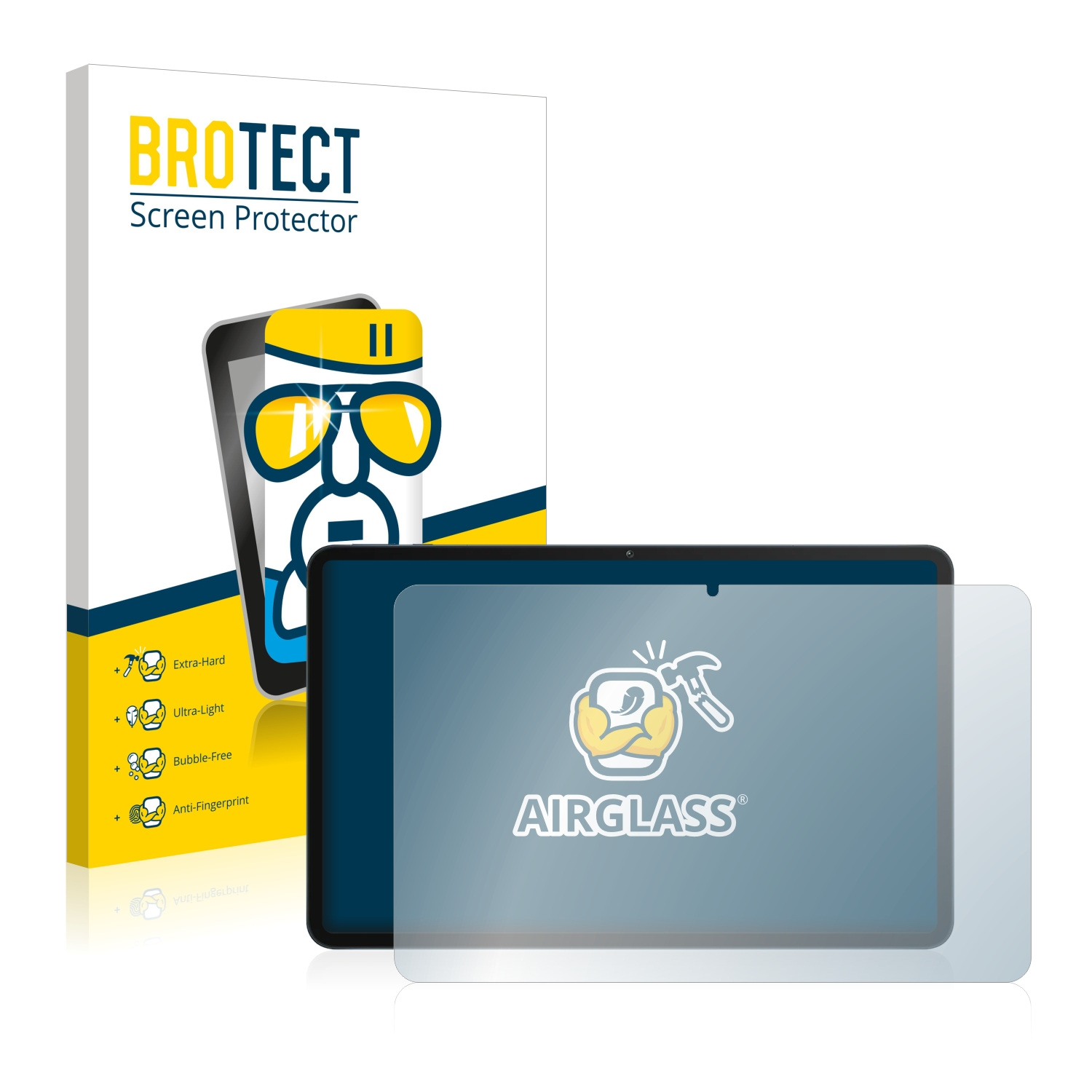BROTECT Airglass klare Schutzfolie(für 8) Pad Honor