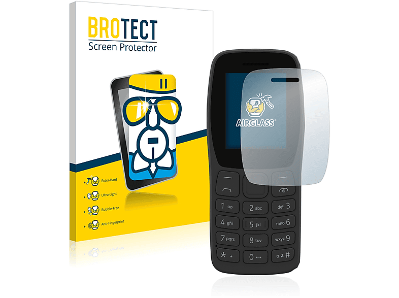 BROTECT Airglass klare Schutzfolie(für Nokia 105 2022)