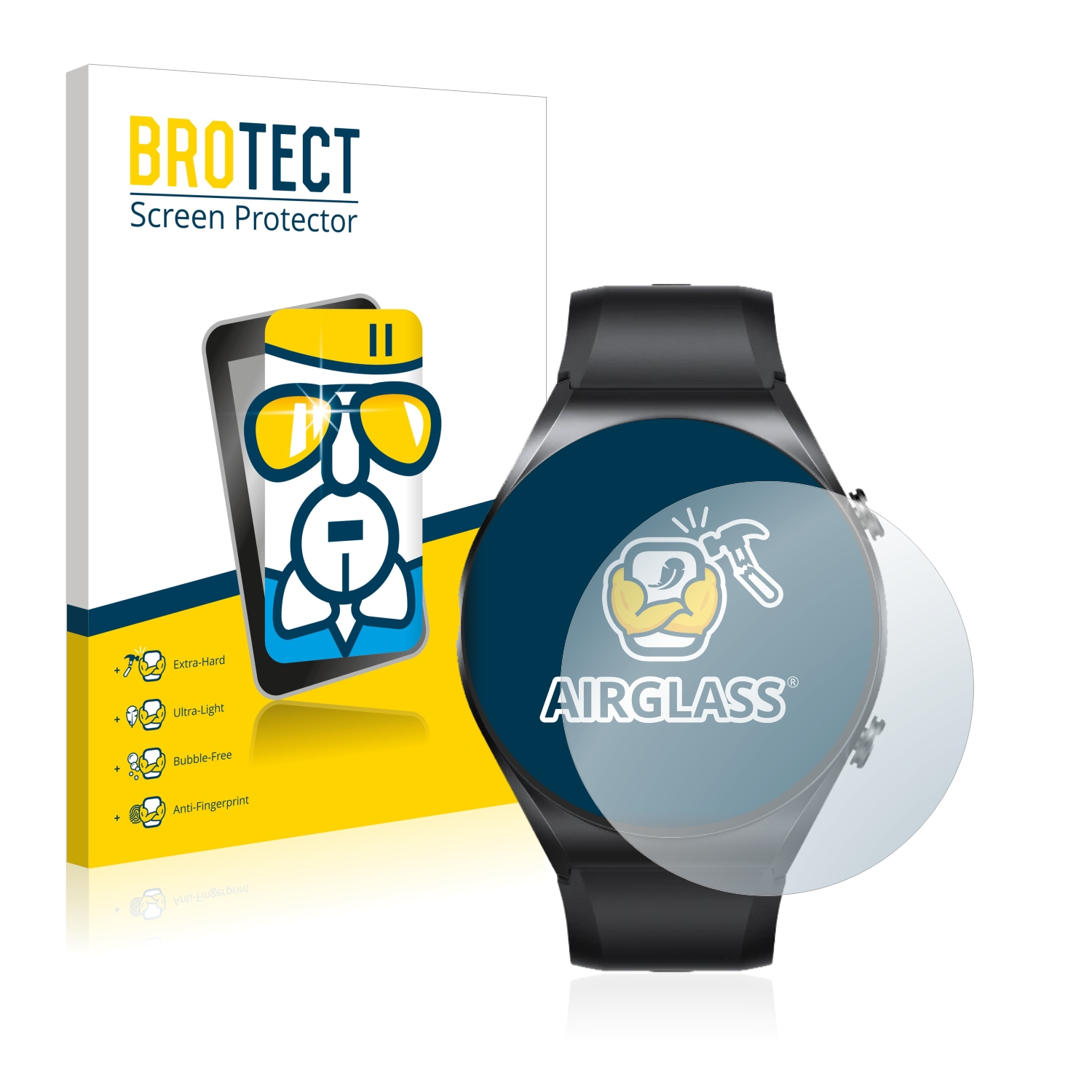 Xiaomi Strap) Airglass BROTECT Schutzfolie(für klare S1 Watch
