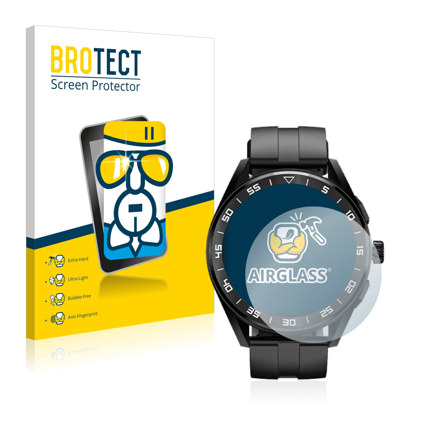 klare Airglass Comet BROTECT Pro) Schutzfolie(für Lokmat