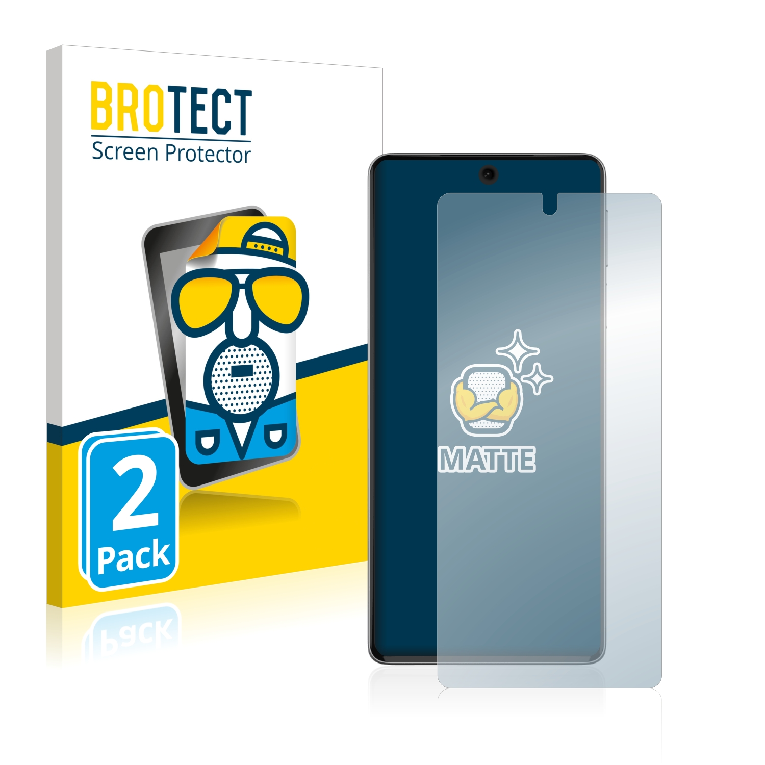 Motorola 2x matte (2022)) Edge BROTECT Schutzfolie(für Plus