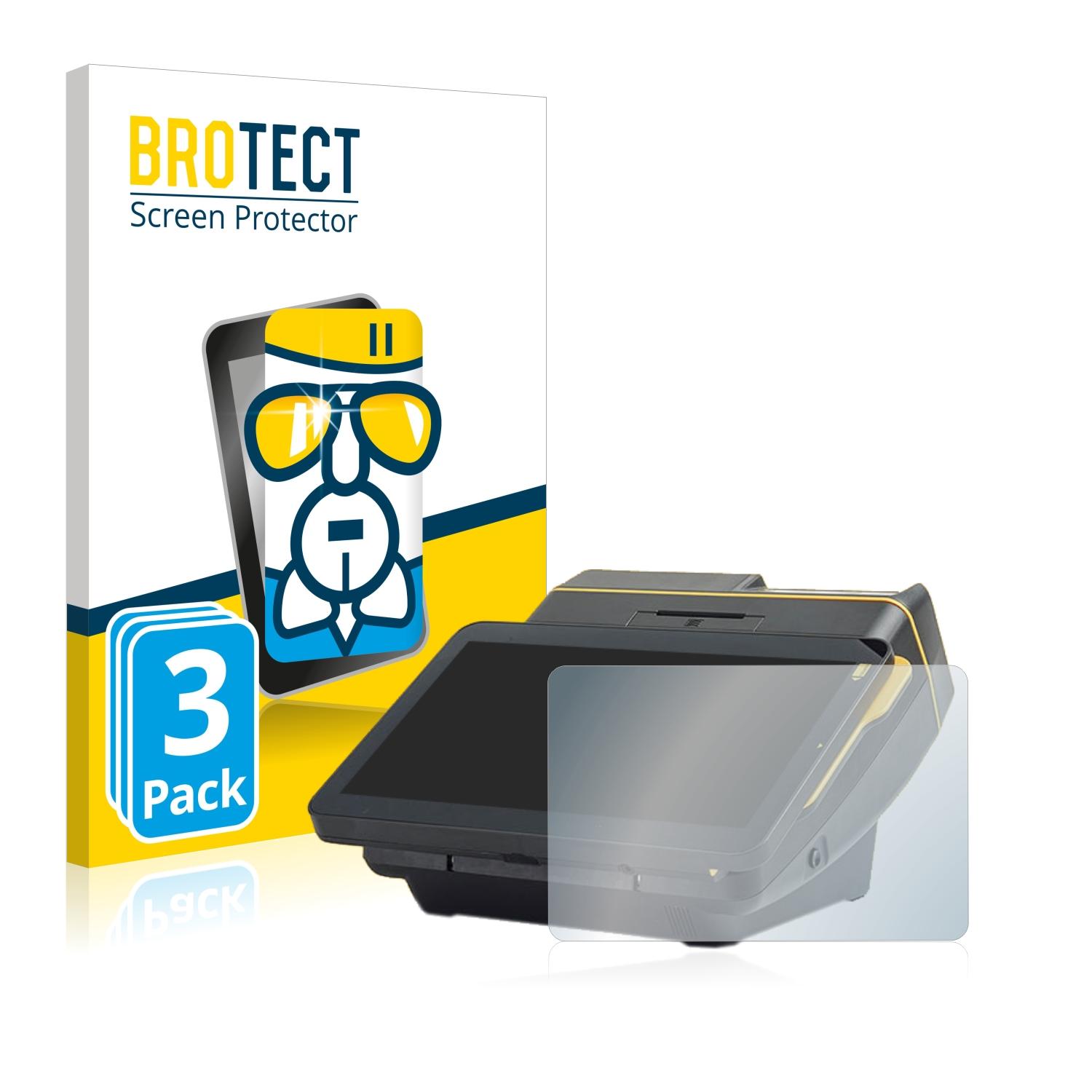 BROTECT 3x Airglass klare Schutzfolie(für PayPoint One)