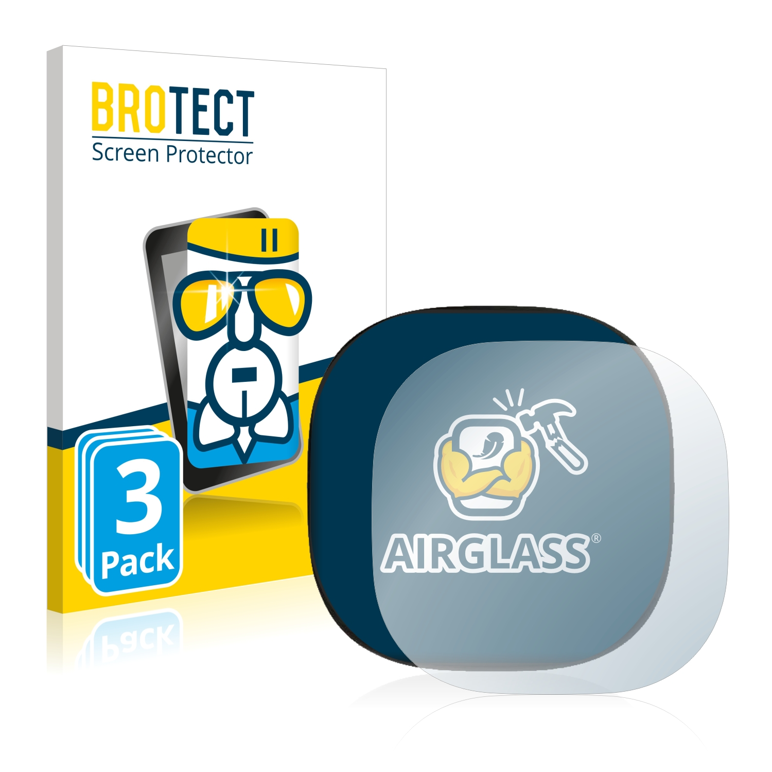 BROTECT 3x Airglass klare Schutzfolie(für ecobee Premium) Smart Thermostat