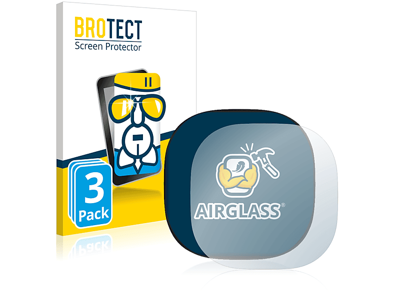 BROTECT 3x Airglass klare Schutzfolie(für ecobee Smart Thermostat Premium)