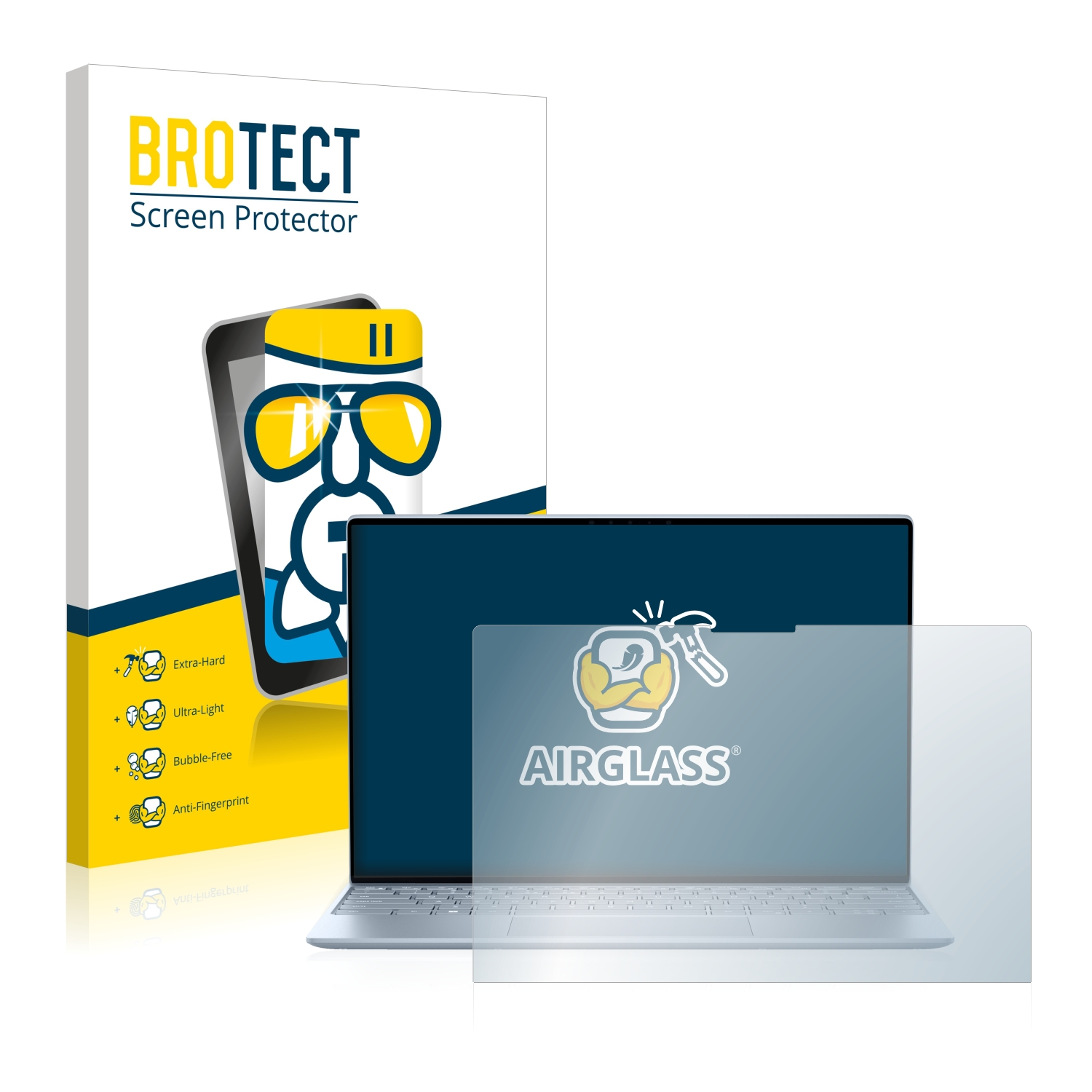 XPS 13 klare Touch) BROTECT Schutzfolie(für Airglass Dell 9315