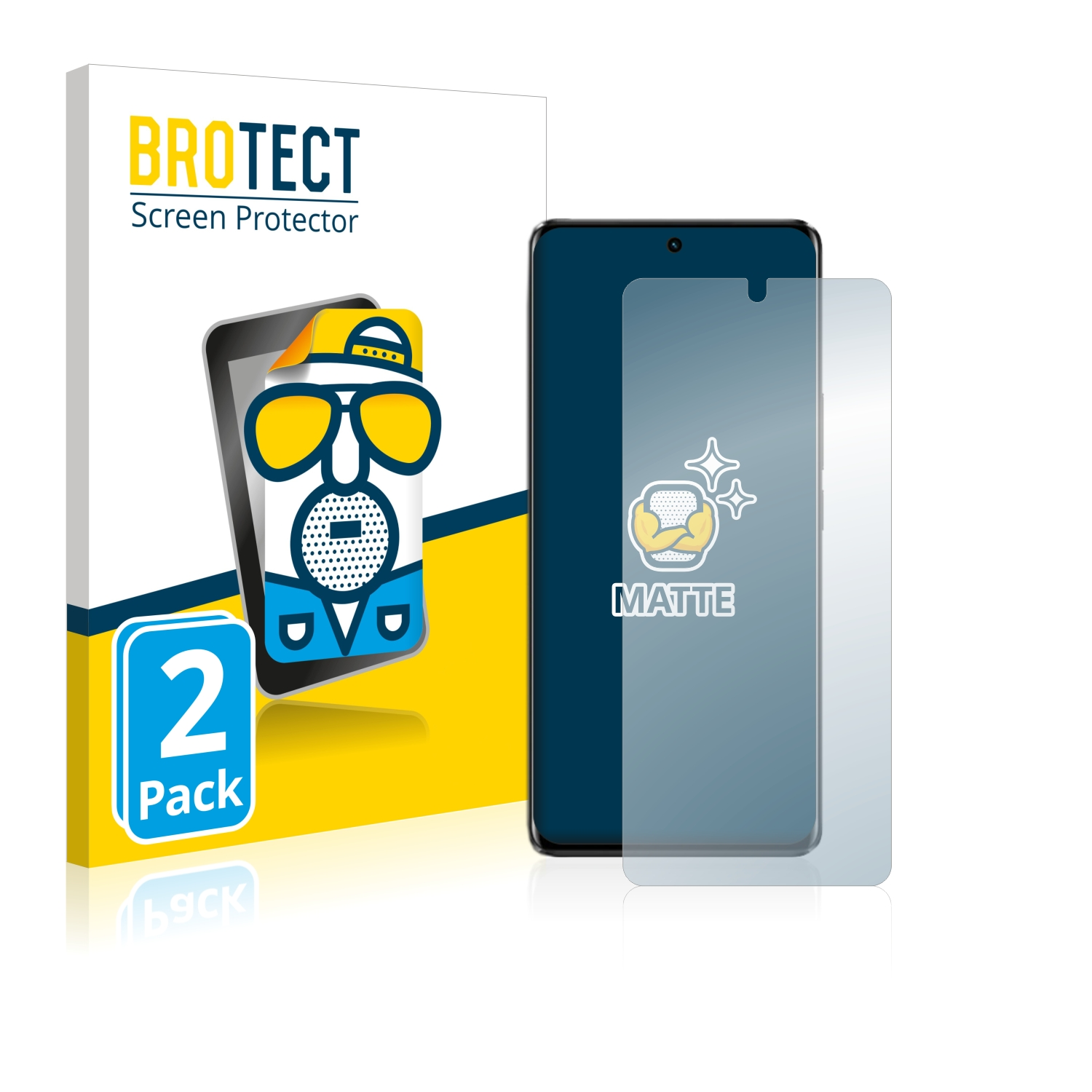 BROTECT 2x Vivo matte S15 Schutzfolie(für Pro)