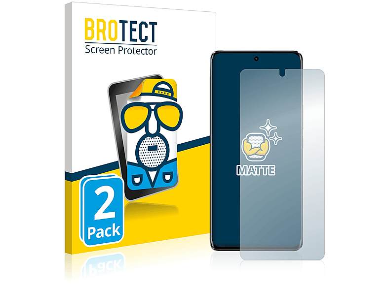 BROTECT 2x matte Schutzfolie(für Vivo S15 Pro)