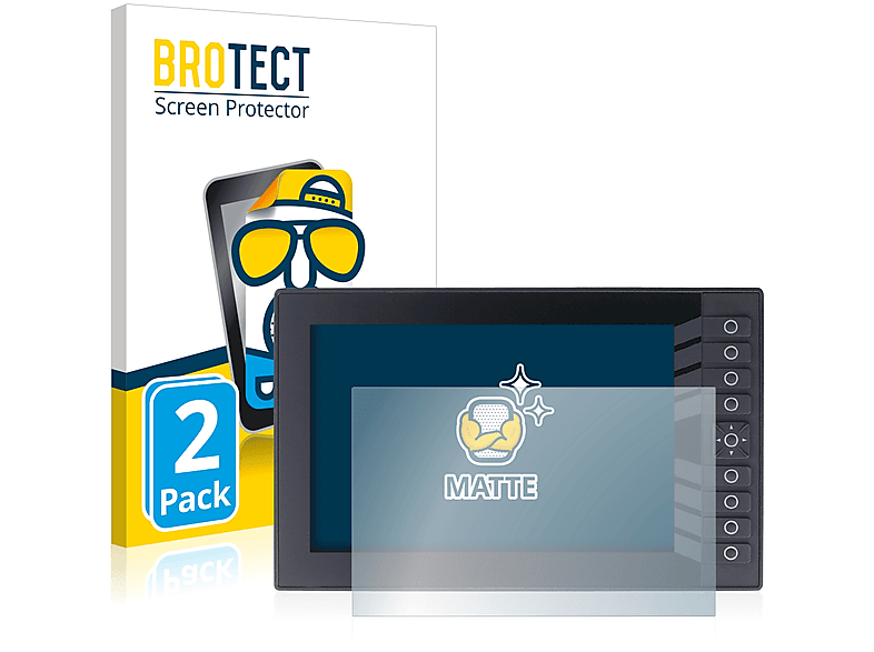BROTECT 2x matte Schutzfolie(für ifm CR1102) | Monitor Displayschutz