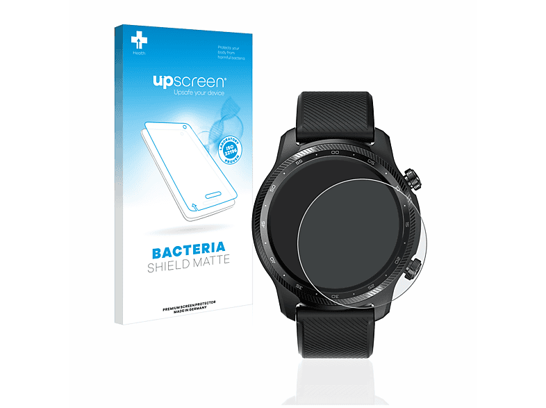 UPSCREEN antibakteriell entspiegelt Mobvoi 3 Ultra GPS) Pro Ticwatch matte Schutzfolie(für