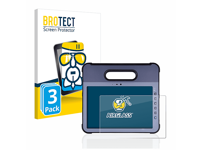 BROTECT 3x Airglass klare Schutzfolie(für Pokini Tab M10)