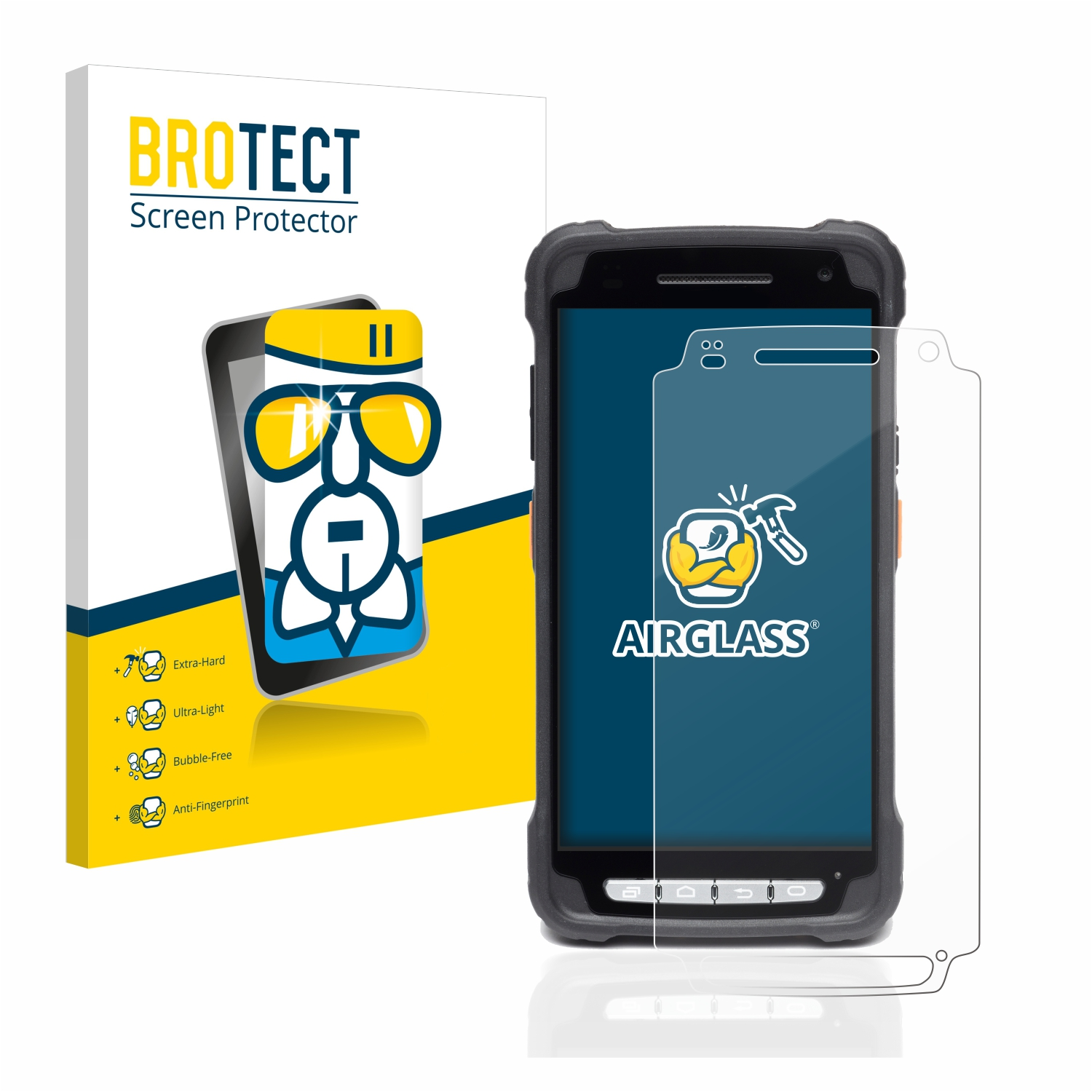 BROTECT Schutzfolie(für Airglass Janam klare XT2+)