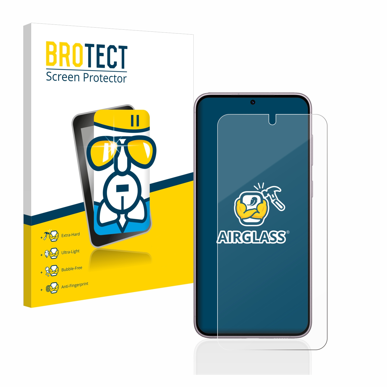 BROTECT Airglass klare S23 Enterprise Samsung Schutzfolie(für Galaxy Edition)