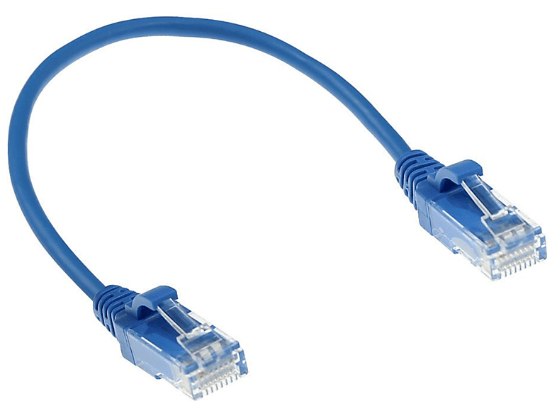 ACT DC9600 CAT6 U/UTP LSZH 0,5 Slimline, m Netzwerkkabel