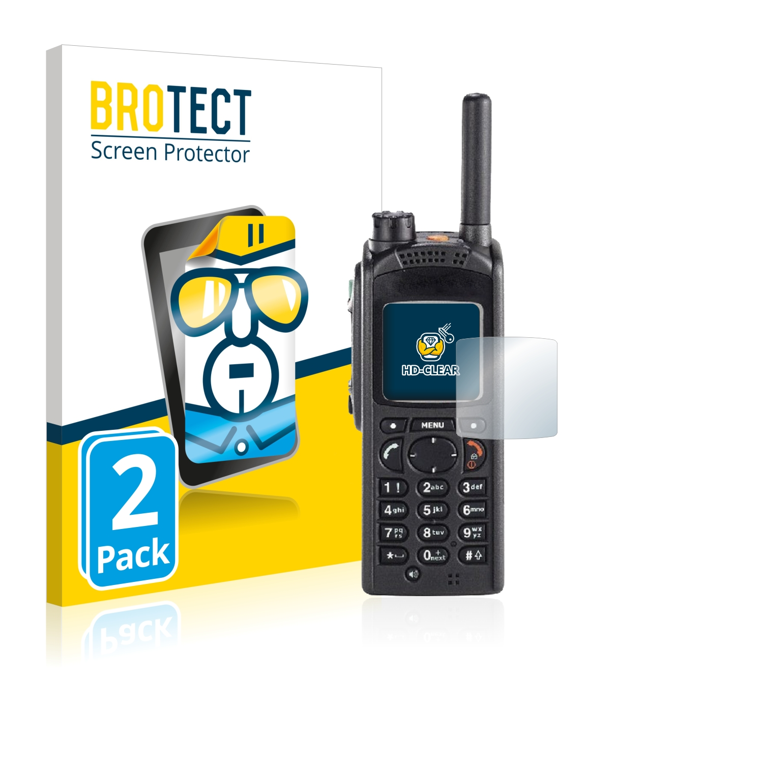 BROTECT 2x klare Schutzfolie(für Motorola MTP850)