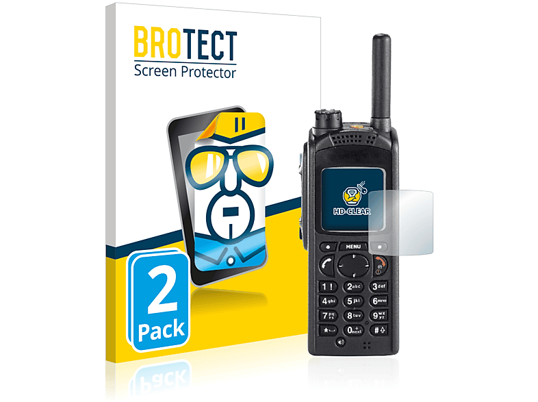 BROTECT 2x klare Motorola MTP850) Schutzfolie(für
